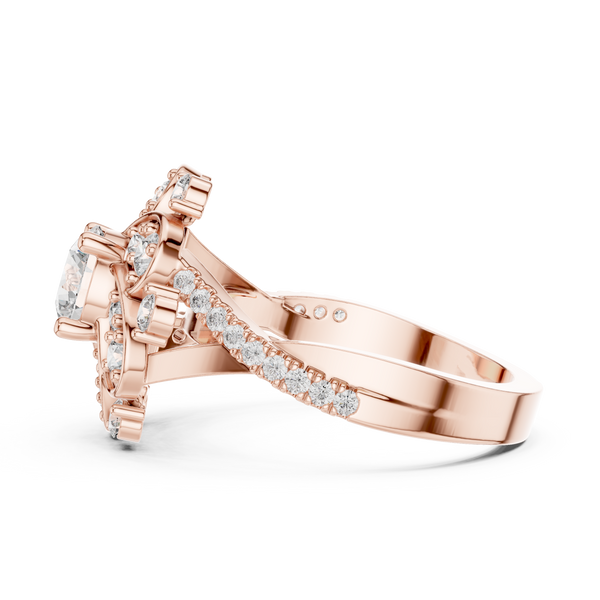 Royal Crest Lab Grown Diamond Princess Ring