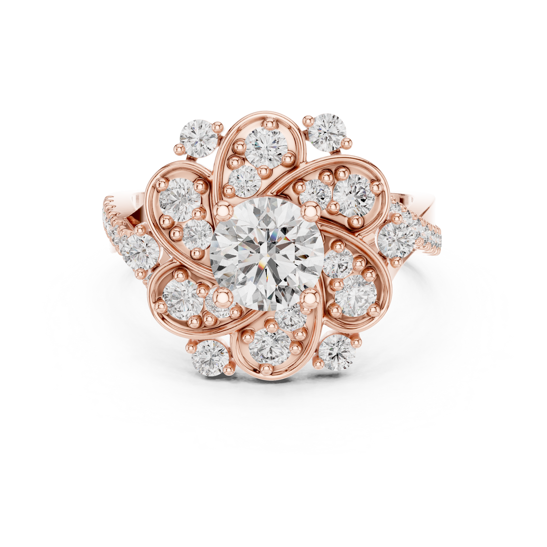 Royal Crest Lab Grown Diamond Princess Ring