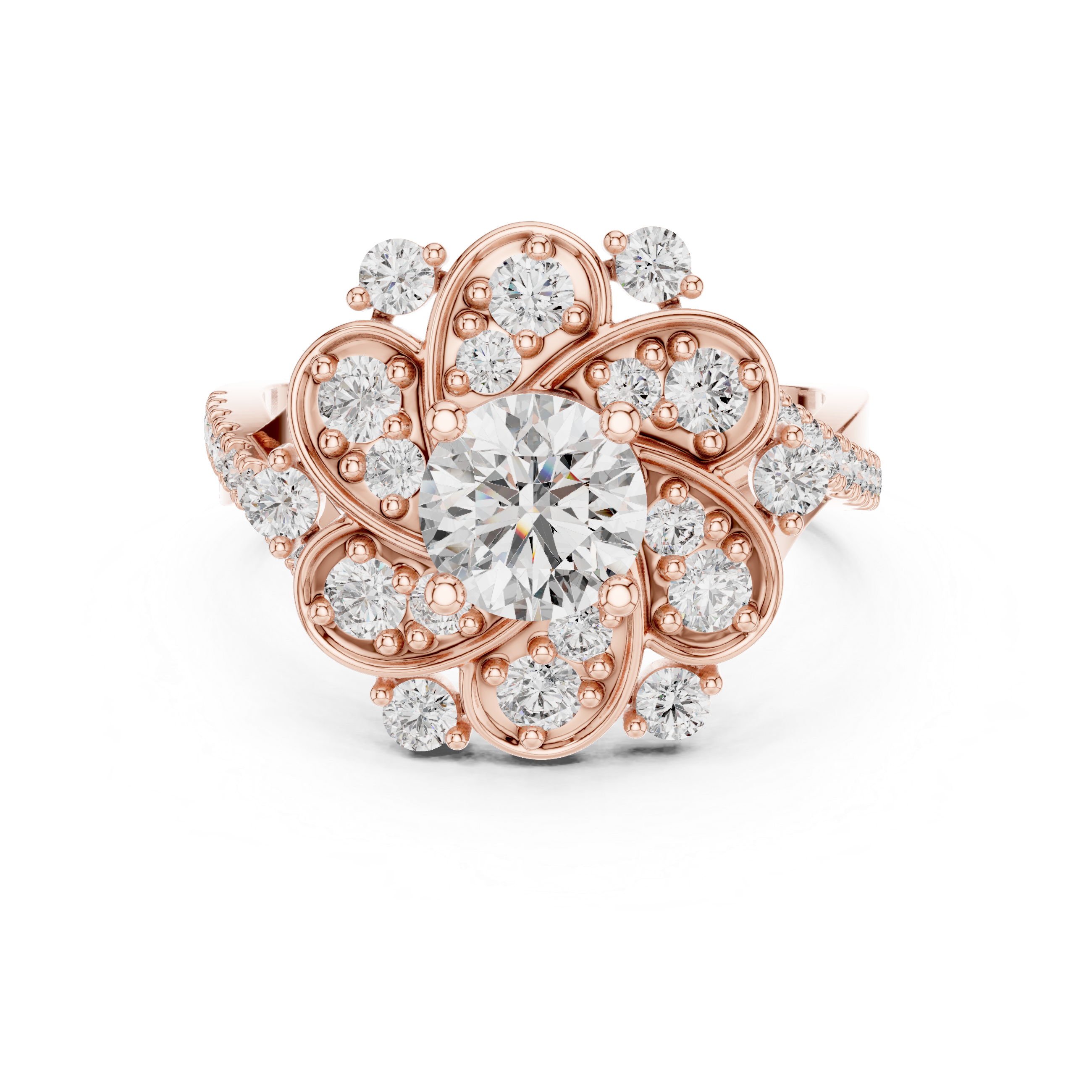 Royal Crest Lab Grown Diamond Princess Ring