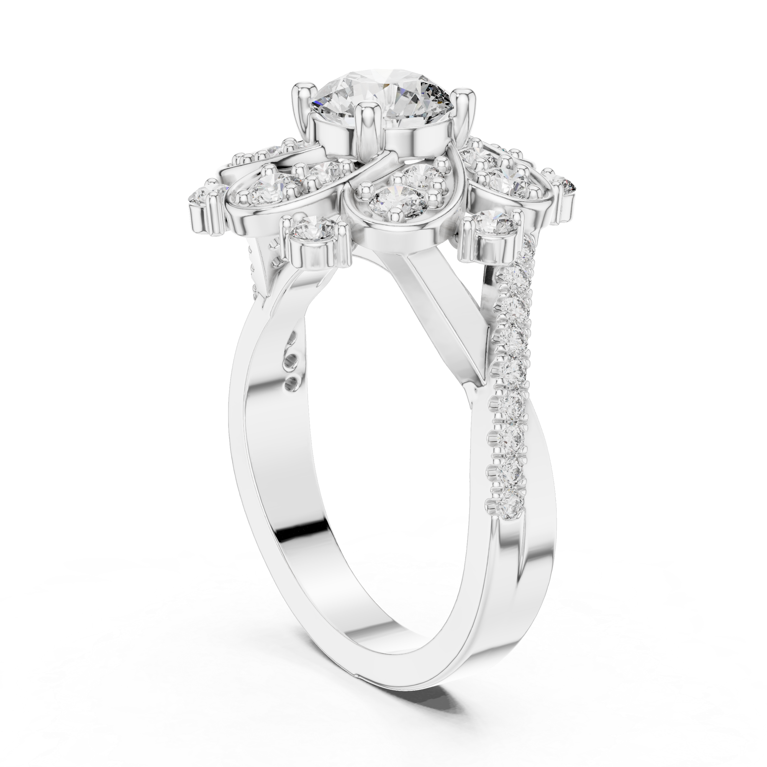 Royal Crest Lab Grown Diamond Princess Ring