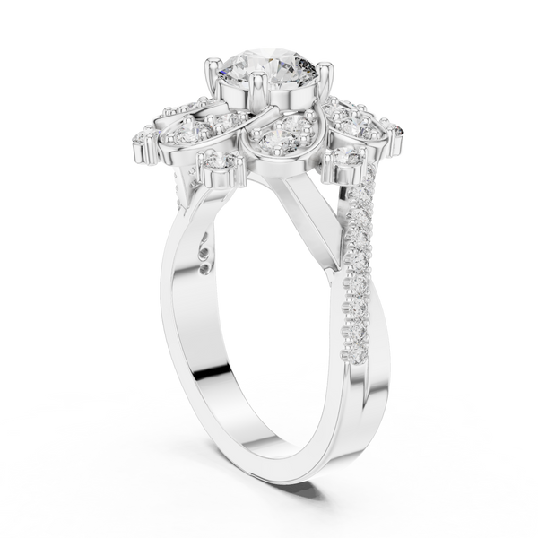 Royal Crest Lab Grown Diamond Princess Ring