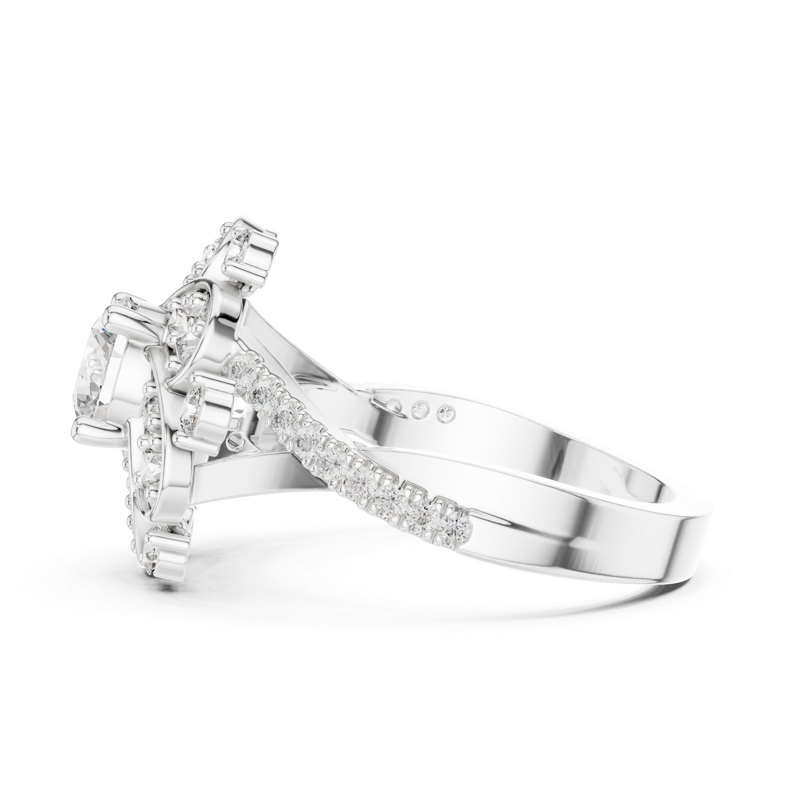 Royal Crest Lab Grown Diamond Princess Ring