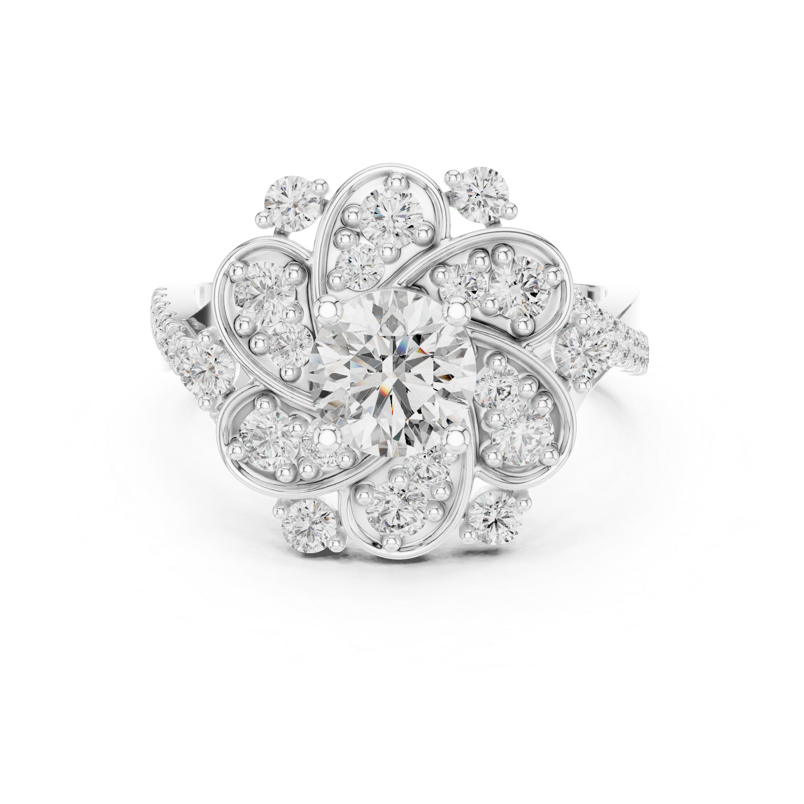Royal Crest Lab Grown Diamond Princess Ring