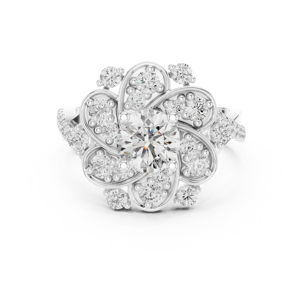 Royal Crest Lab Grown Diamond Princess Ring