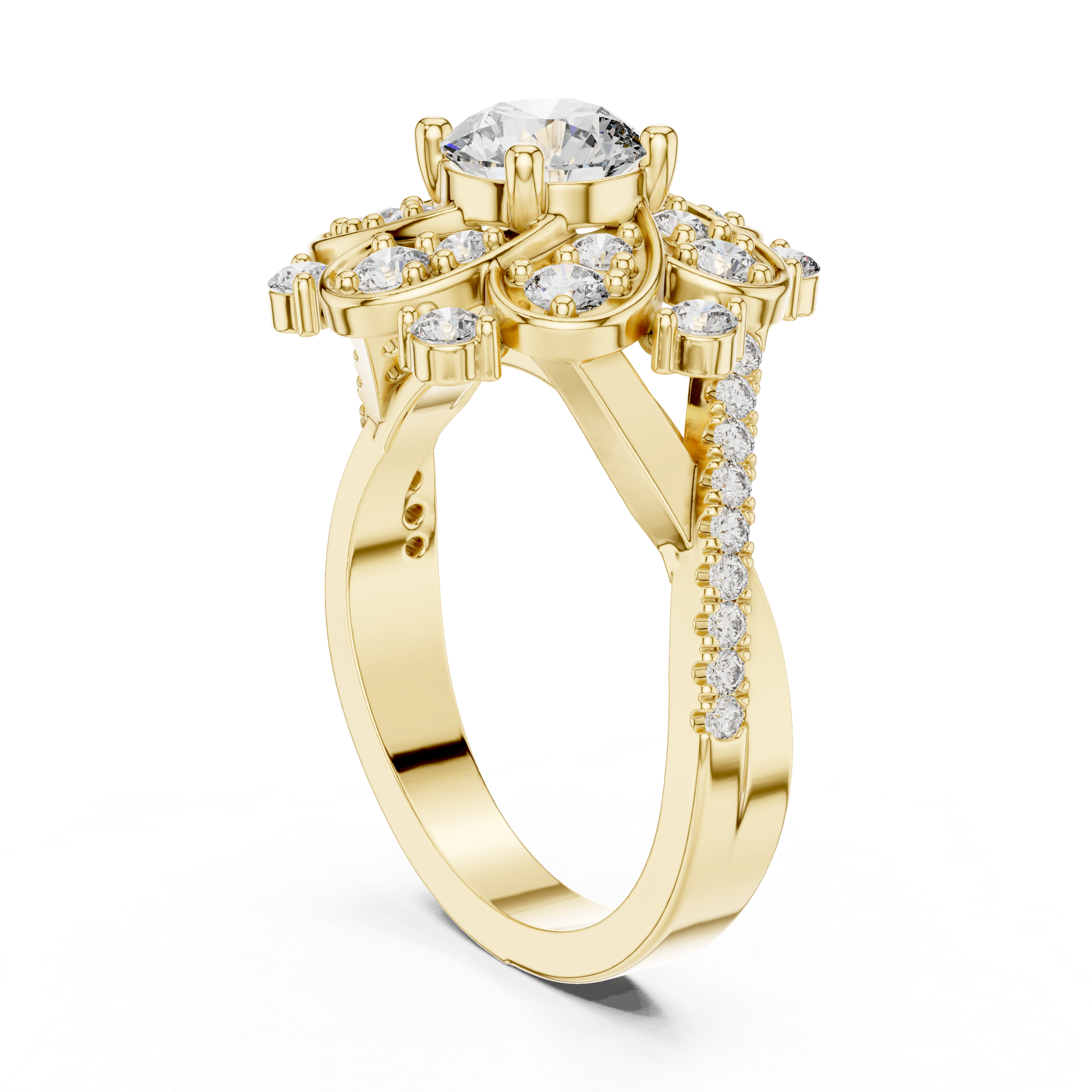 Royal Crest Lab Grown Diamond Princess Ring