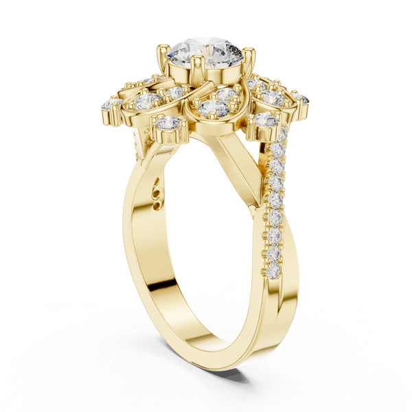 Royal Crest Lab Grown Diamond Princess Ring