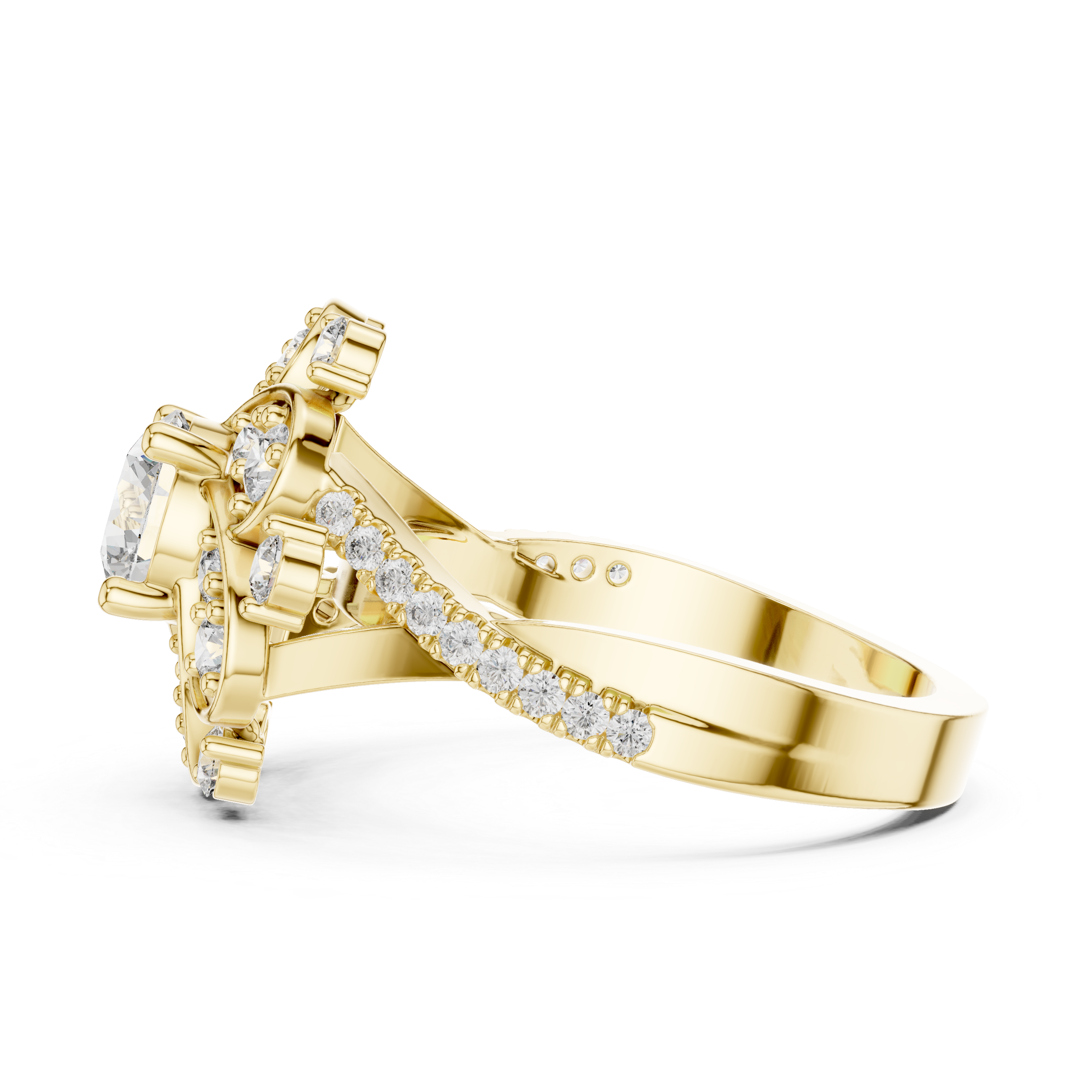 Royal Crest Lab Grown Diamond Princess Ring