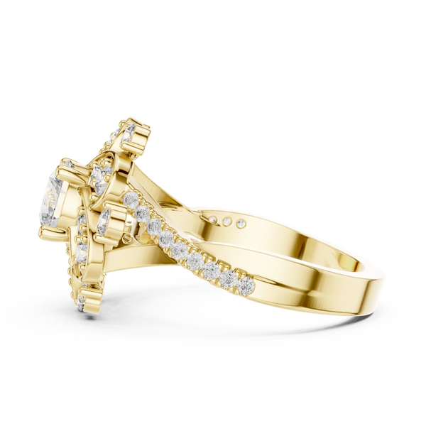 Royal Crest Lab Grown Diamond Princess Ring
