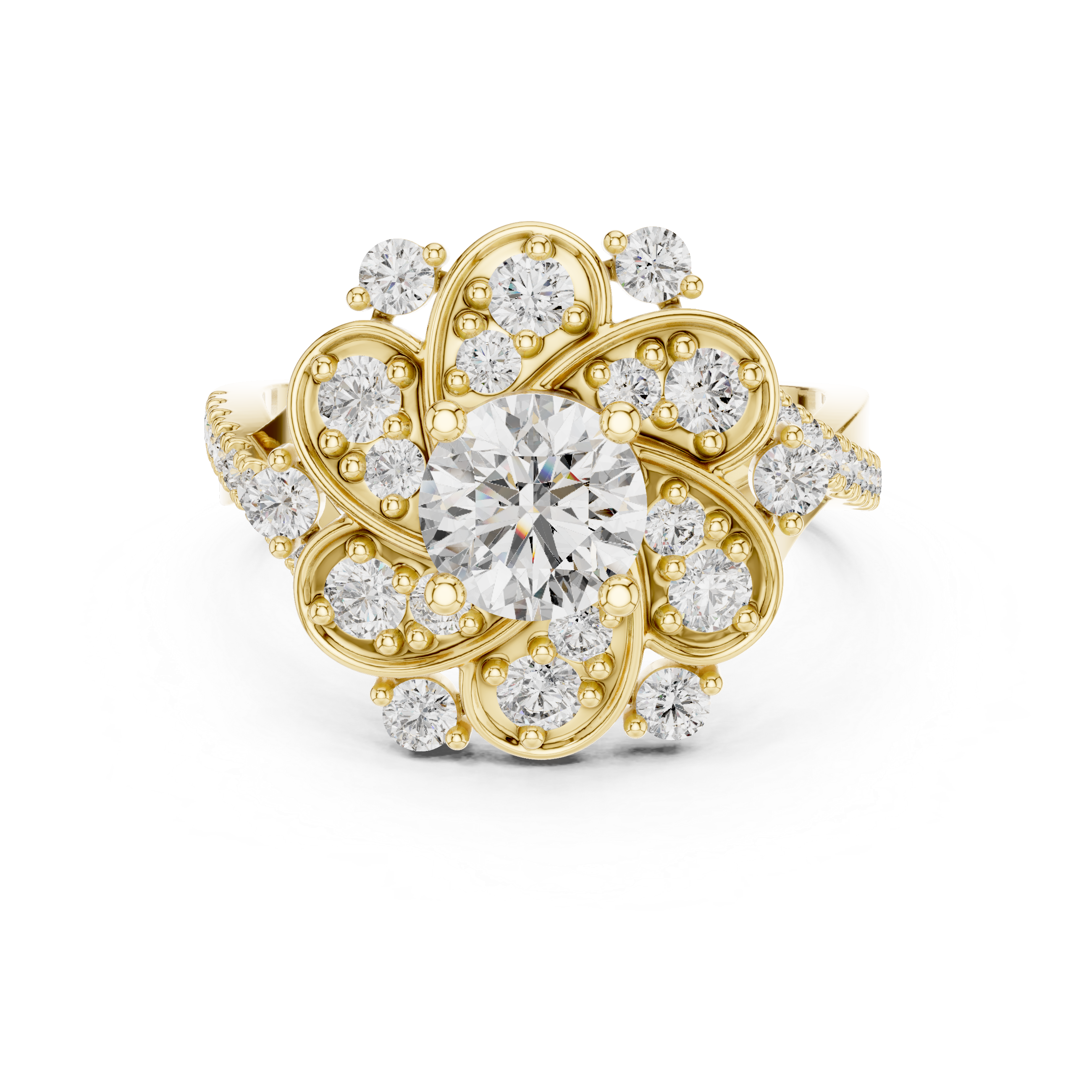 Royal Crest Lab Grown Diamond Princess Ring