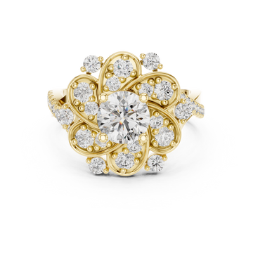 Royal Crest Lab Grown Diamond Princess Ring