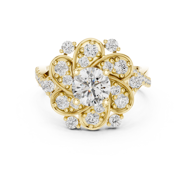 Royal Crest Lab Grown Diamond Princess Ring