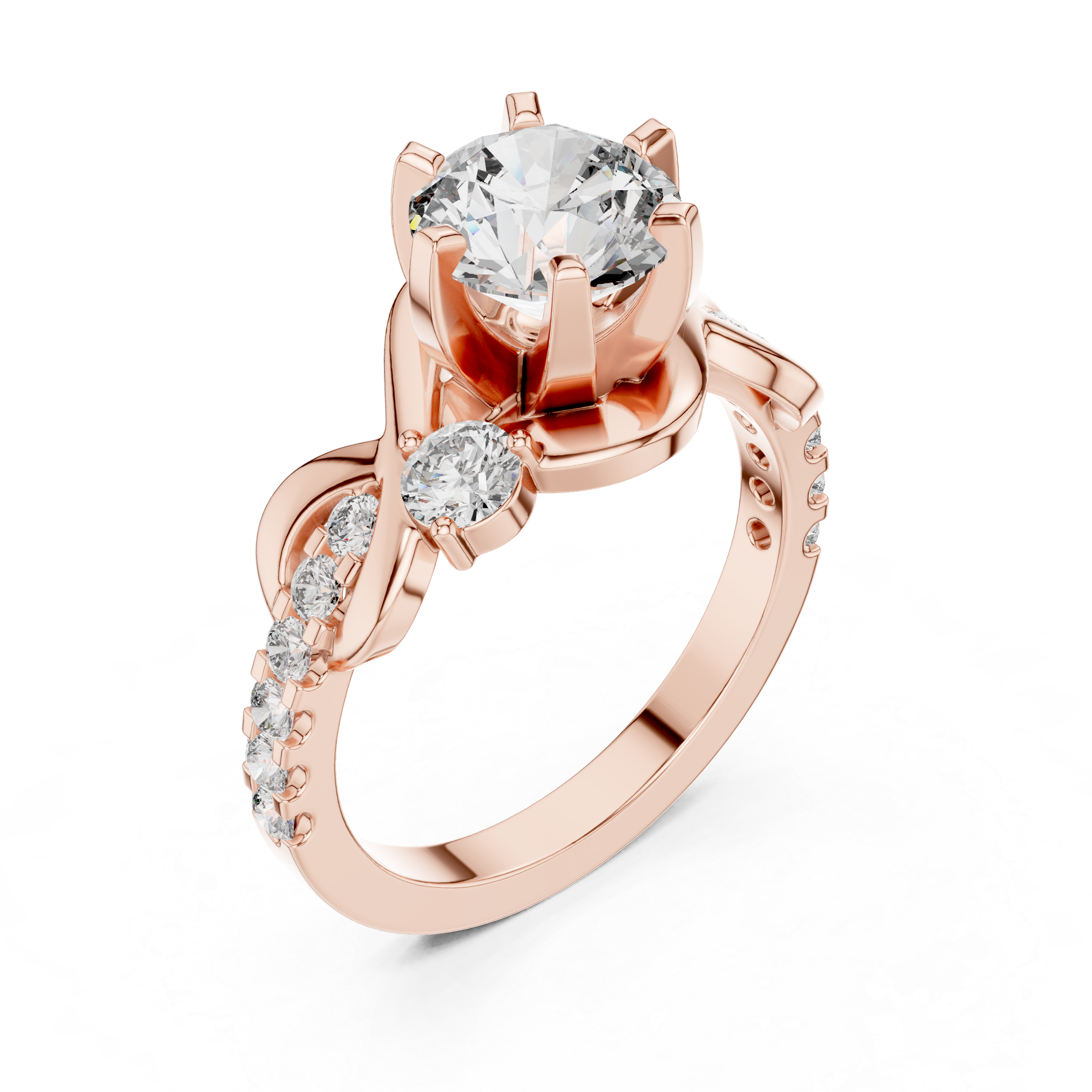 Starry Skies Lab Grown Diamond Scattered Ring
