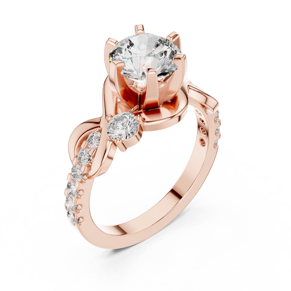 Starry Skies Lab Grown Diamond Scattered Ring