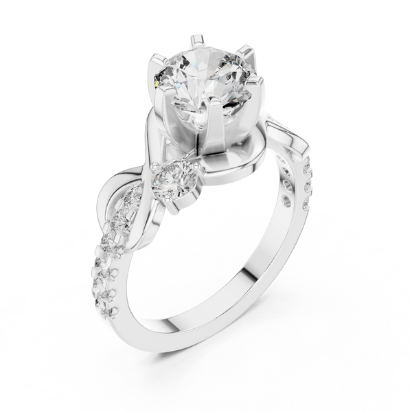 Starry Skies Lab Grown Diamond Scattered Ring