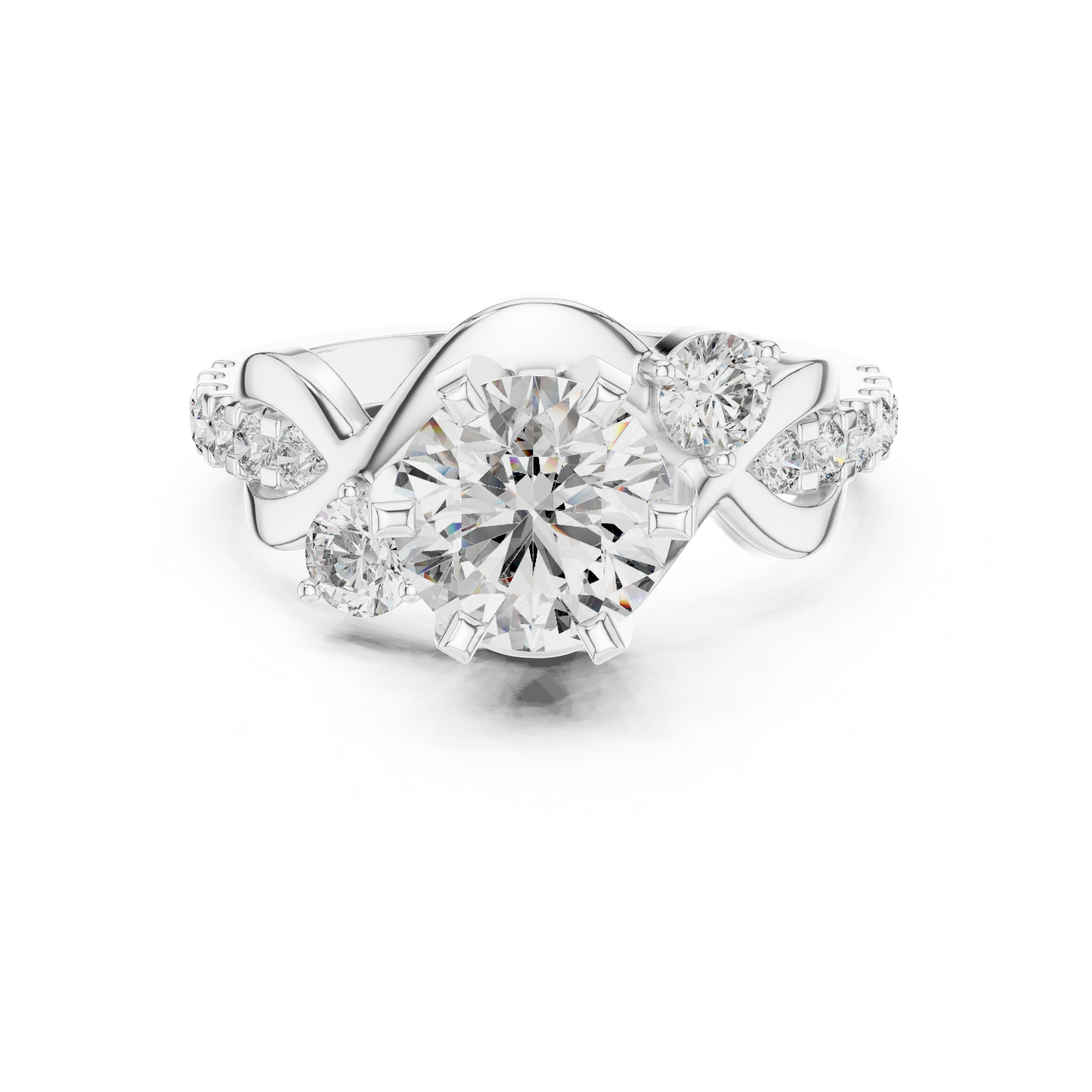 Starry Skies Lab Grown Diamond Scattered Ring