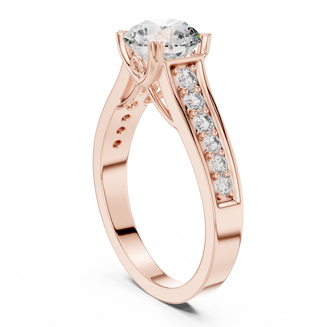 Siren Weave Lab Grown Diamond Crisscross Ring