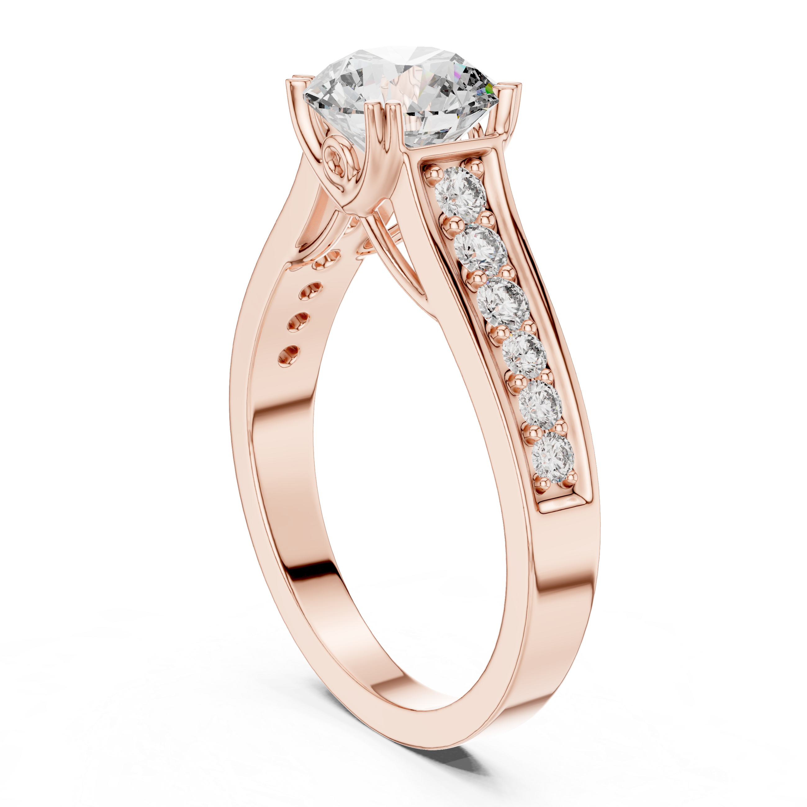 Siren Weave Lab Grown Diamond Crisscross Ring
