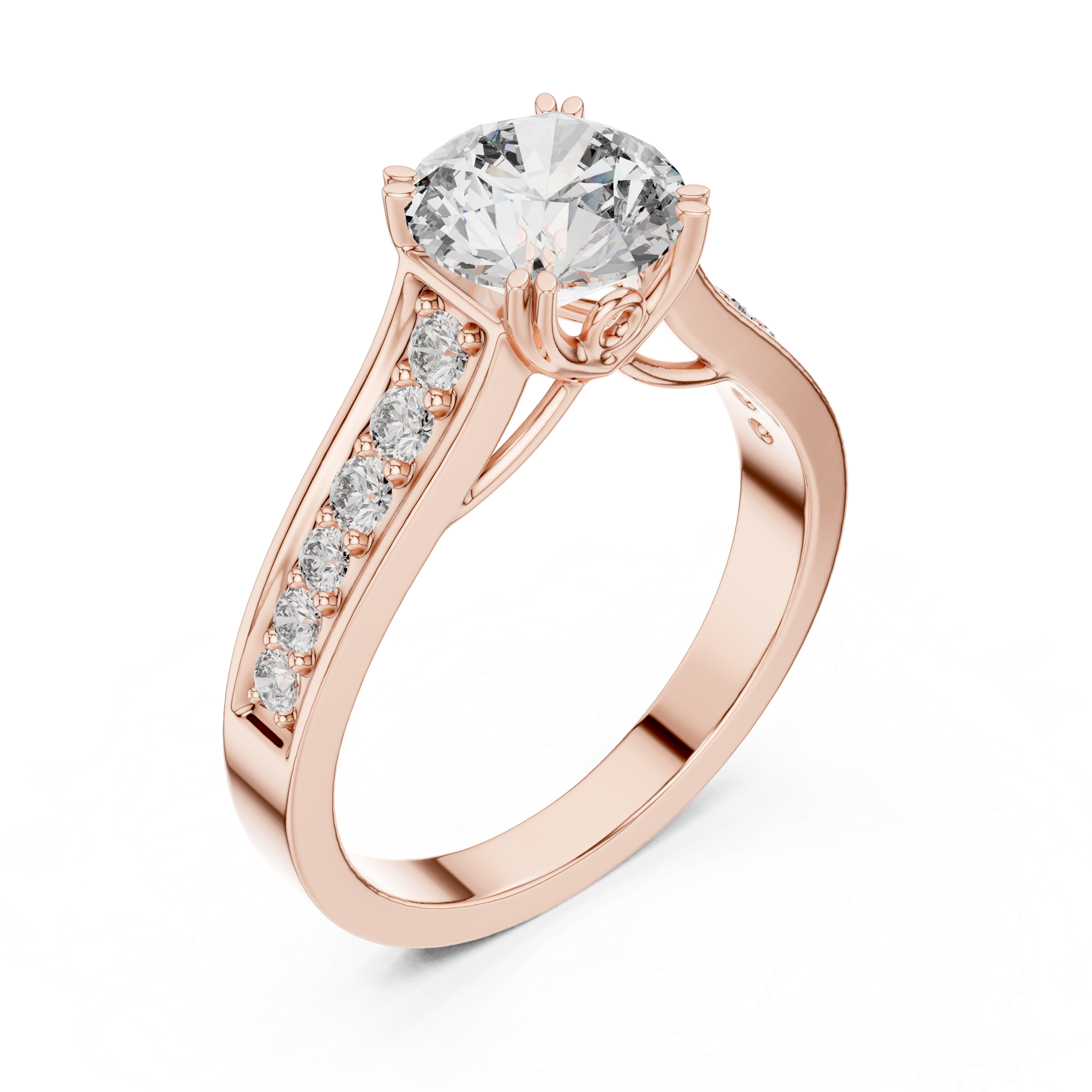 Siren Weave Lab Grown Diamond Crisscross Ring