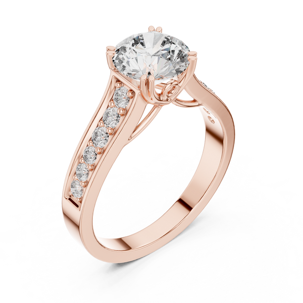 Siren Weave Lab Grown Diamond Crisscross Ring