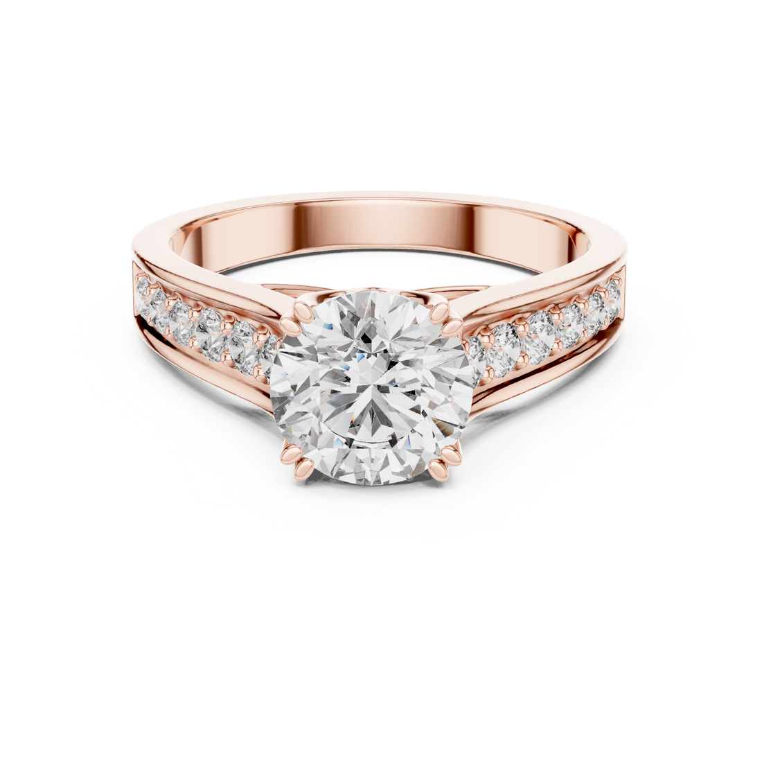 Siren Weave Lab Grown Diamond Crisscross Ring