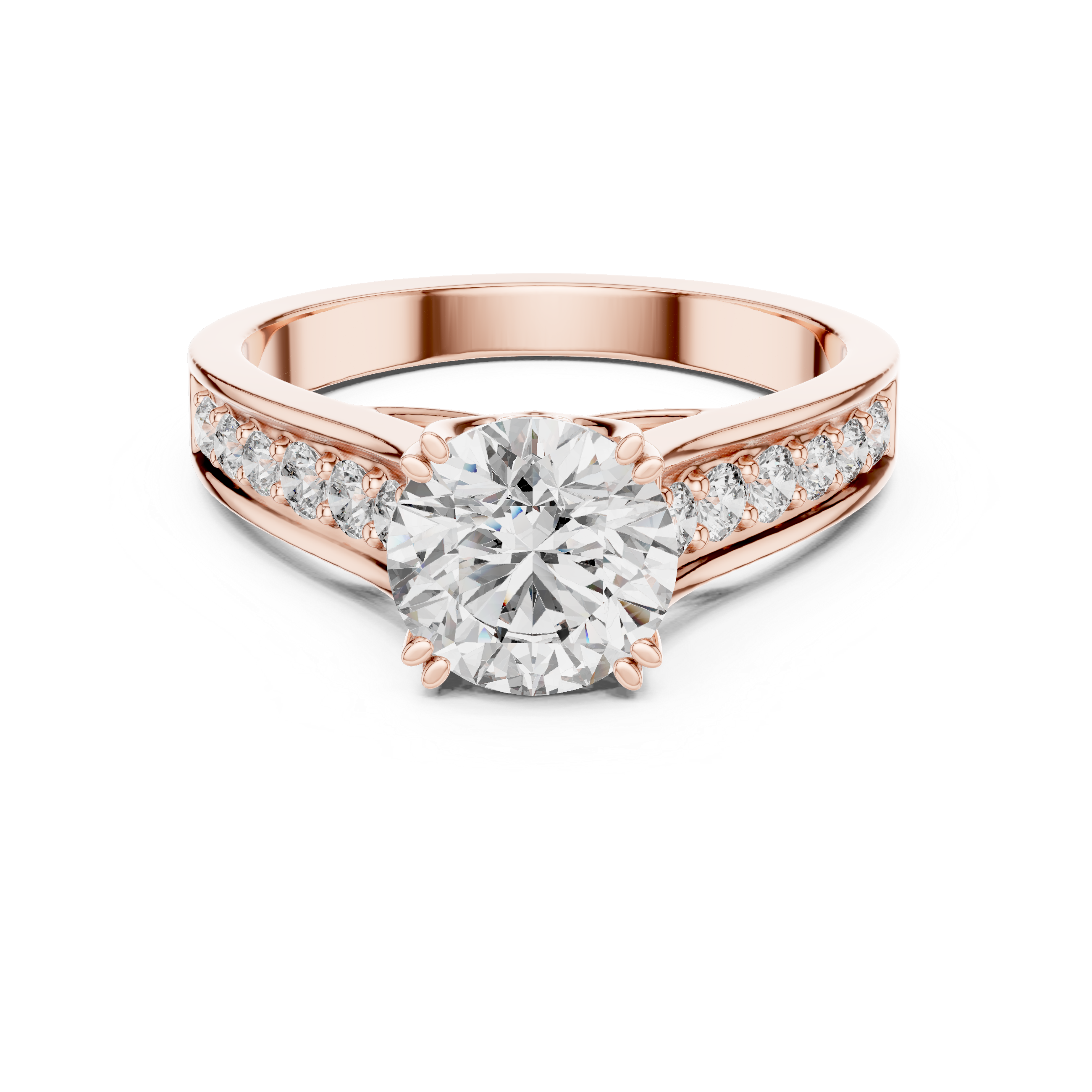 Siren Weave Lab Grown Diamond Crisscross Ring