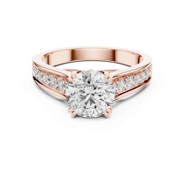 Siren Weave Lab Grown Diamond Crisscross Ring