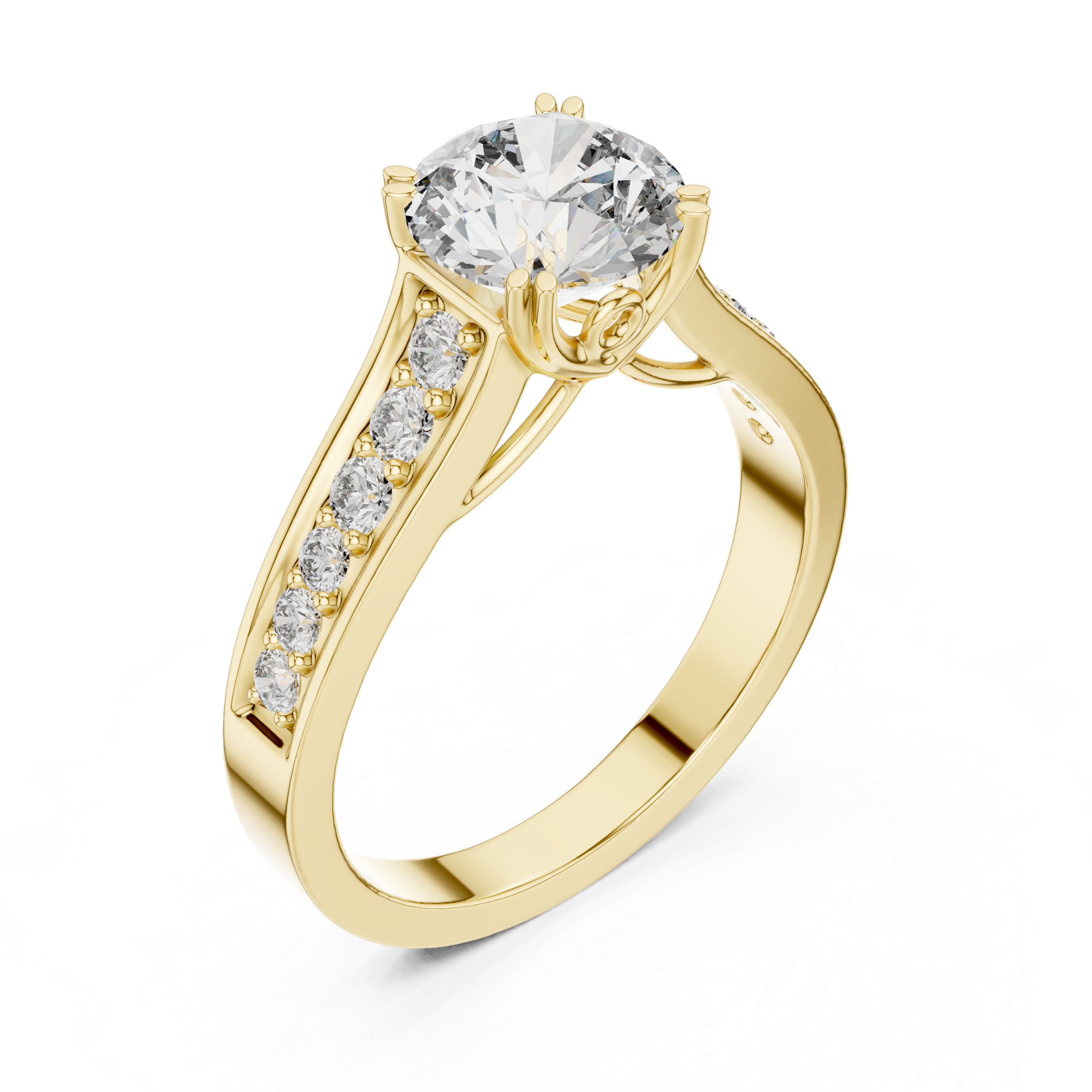 Siren Weave Lab Grown Diamond Crisscross Ring