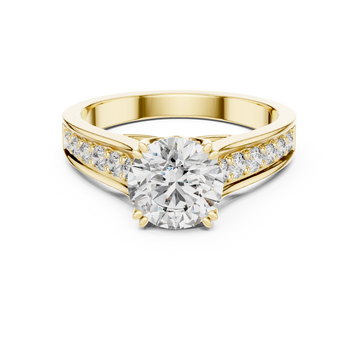 Siren Weave Lab Grown Diamond Crisscross Ring