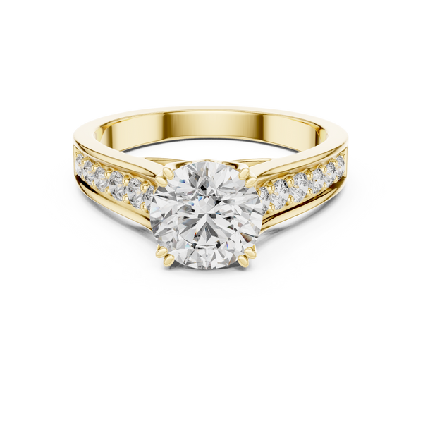 Siren Weave Lab Grown Diamond Crisscross Ring