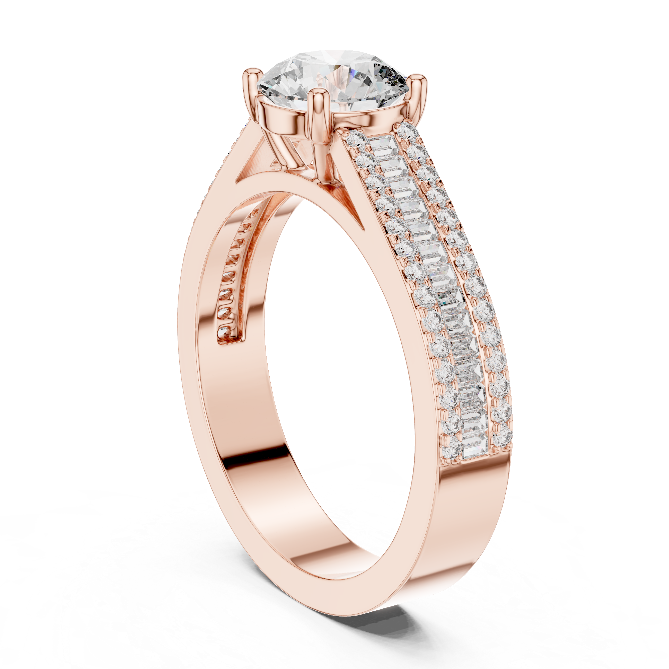 Twilight Ray Lab Grown Diamond Channel Ring