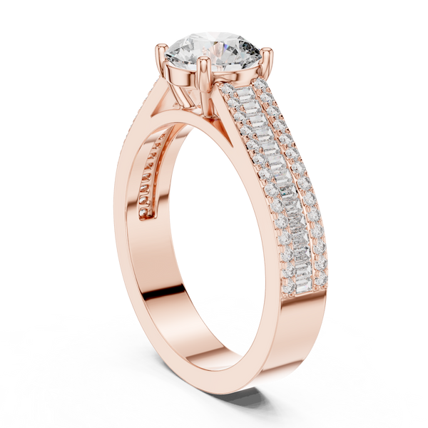 Twilight Ray Lab Grown Diamond Channel Ring