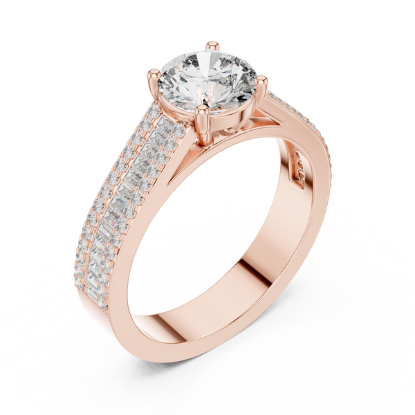 Twilight Ray Lab Grown Diamond Channel Ring