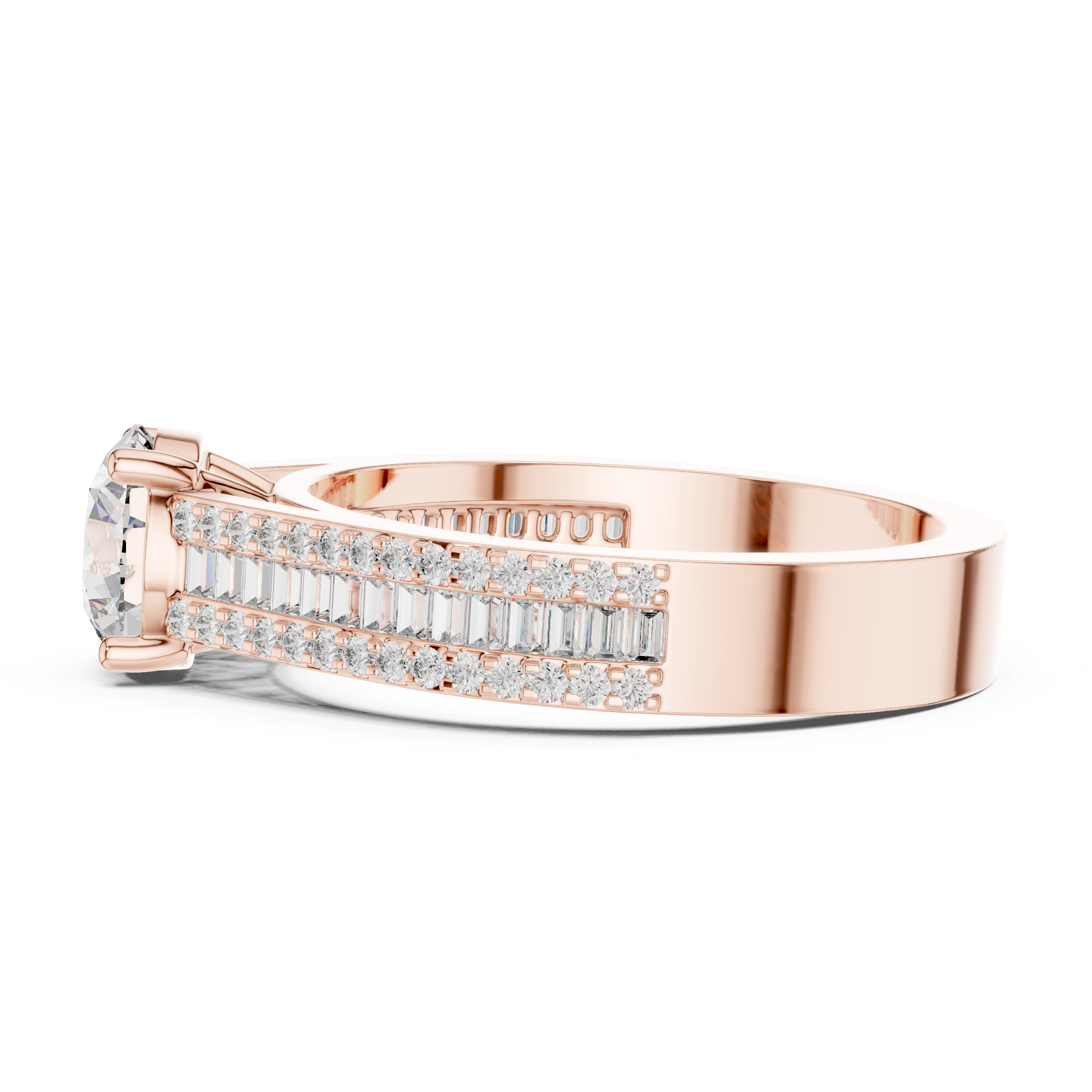 Twilight Ray Lab Grown Diamond Channel Ring