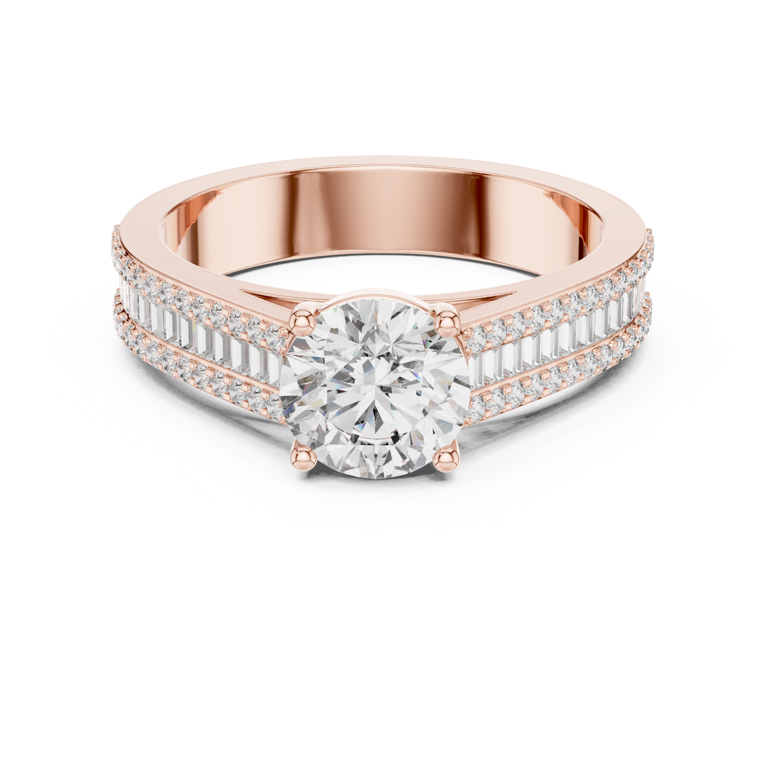 Twilight Ray Lab Grown Diamond Channel Ring