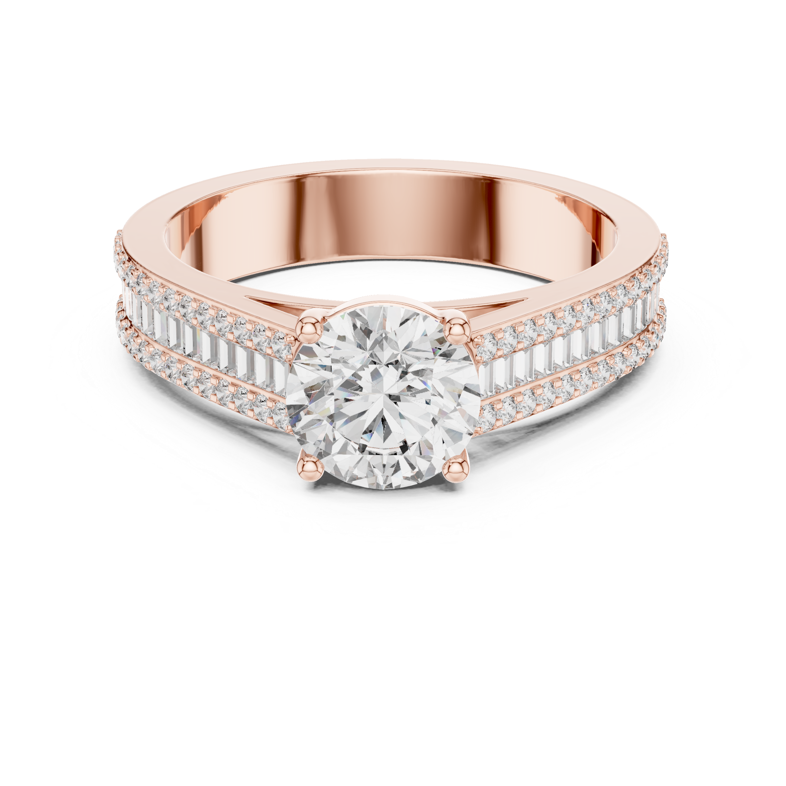 Twilight Ray Lab Grown Diamond Channel Ring