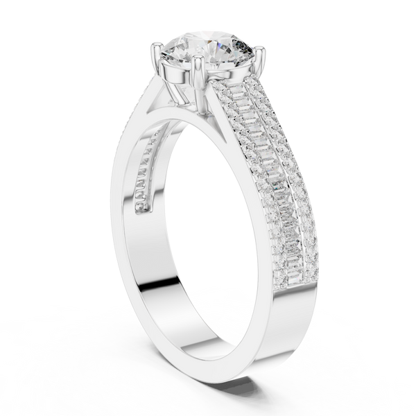 Twilight Ray Lab Grown Diamond Channel Ring