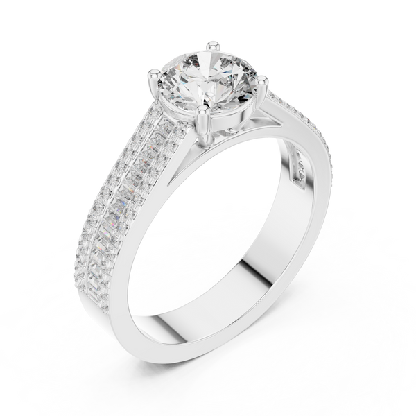 Twilight Ray Lab Grown Diamond Channel Ring