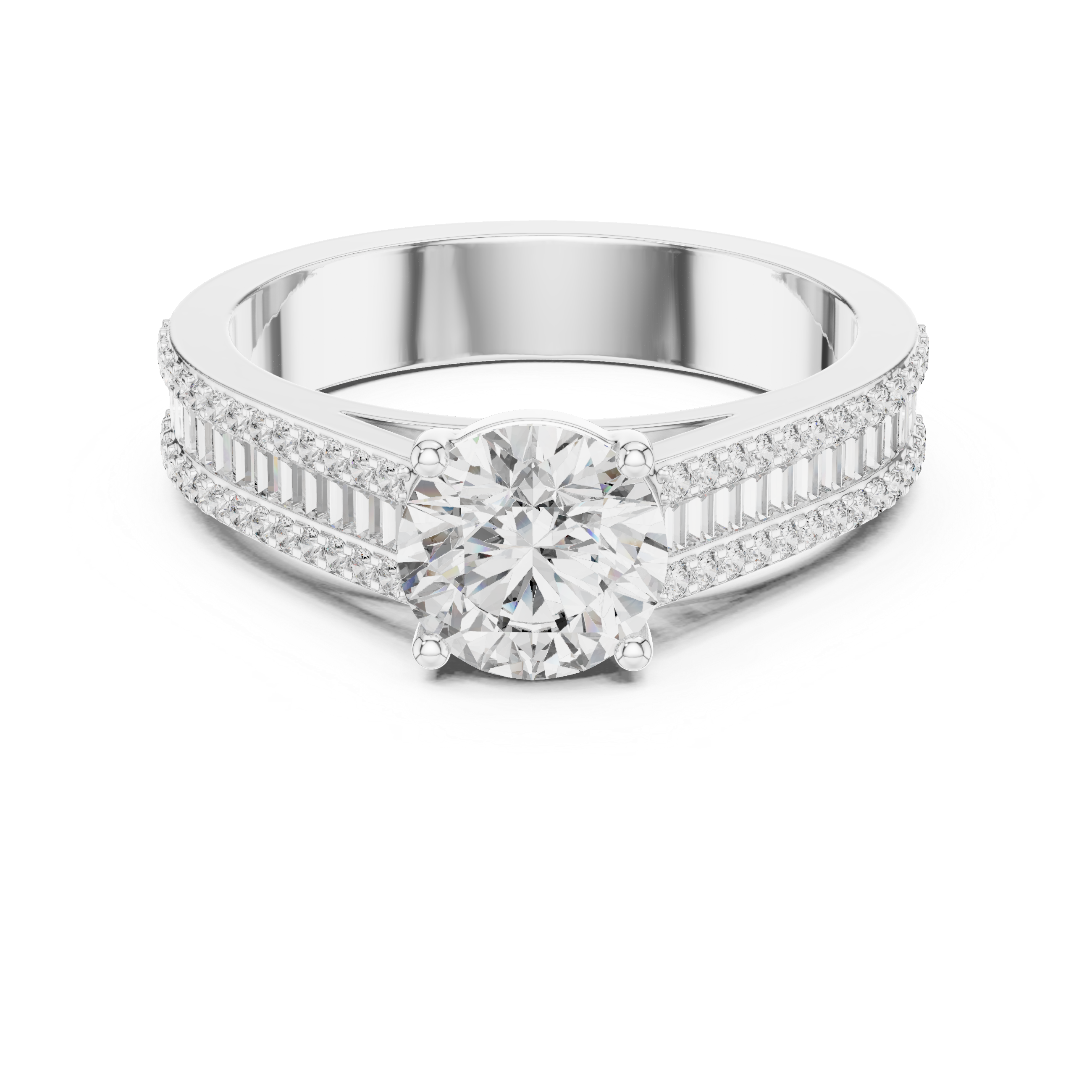 Twilight Ray Lab Grown Diamond Channel Ring
