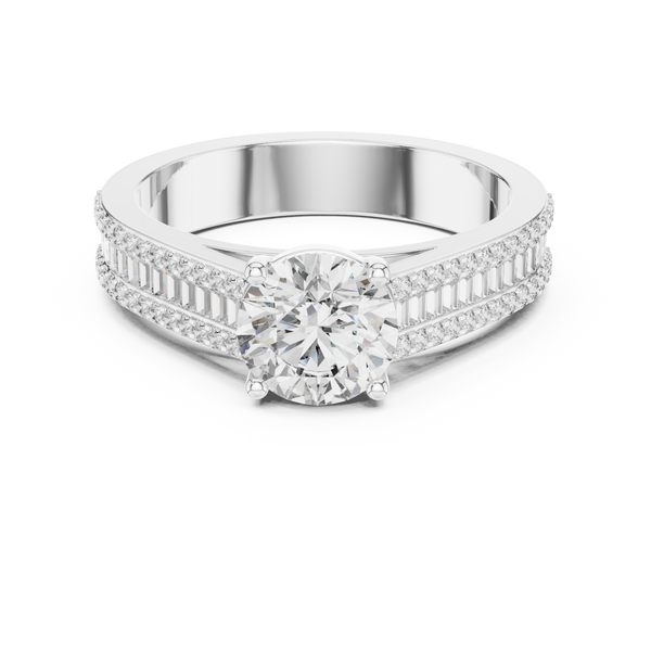 Twilight Ray Lab Grown Diamond Channel Ring