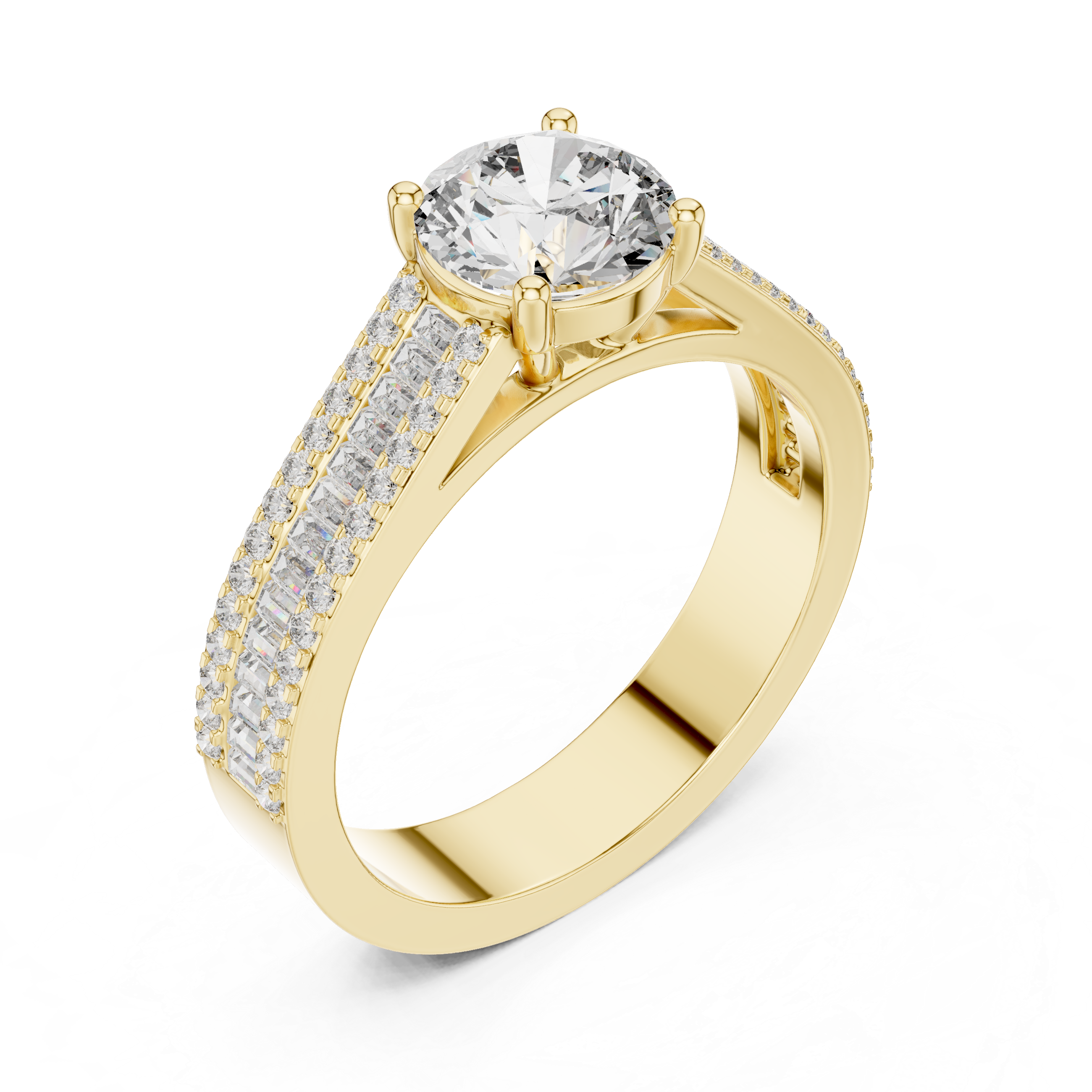 Twilight Ray Lab Grown Diamond Channel Ring