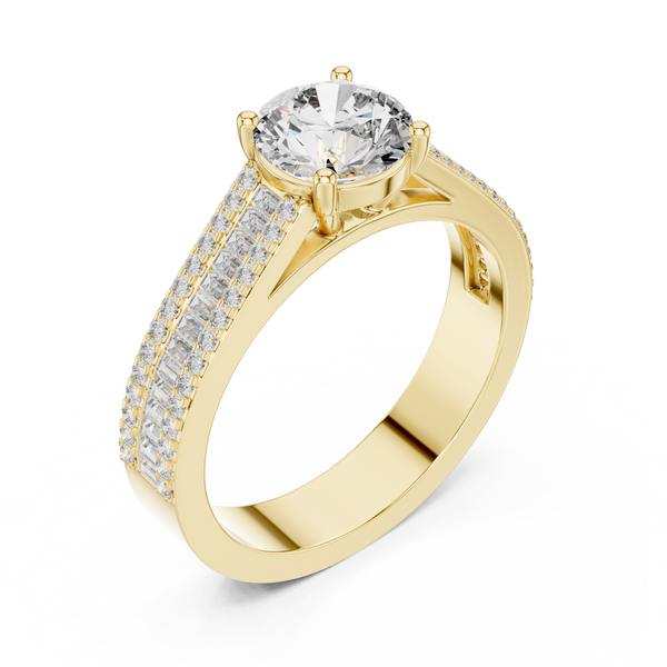 Twilight Ray Lab Grown Diamond Channel Ring