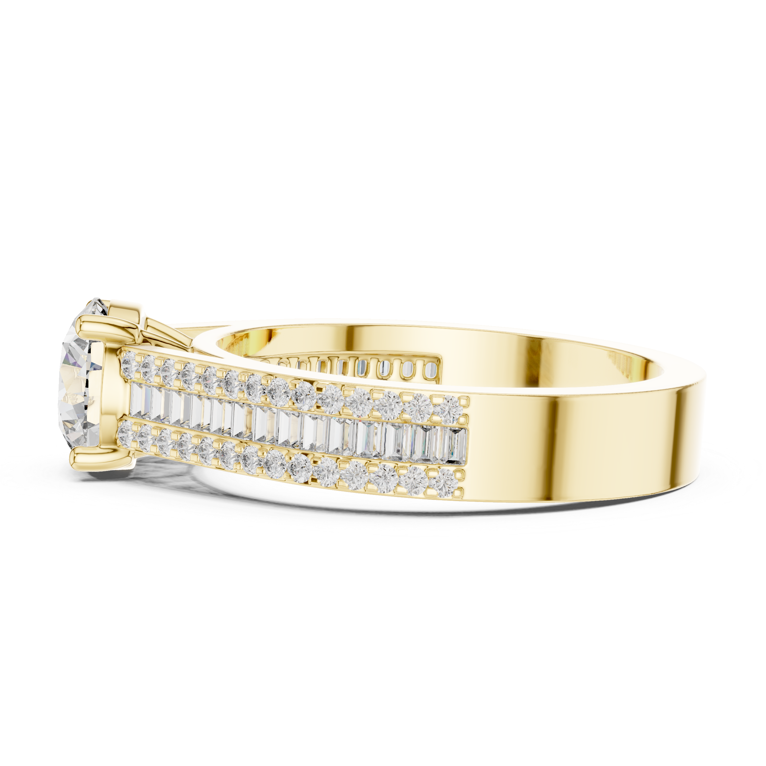 Twilight Ray Lab Grown Diamond Channel Ring