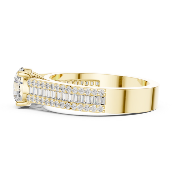 Twilight Ray Lab Grown Diamond Channel Ring