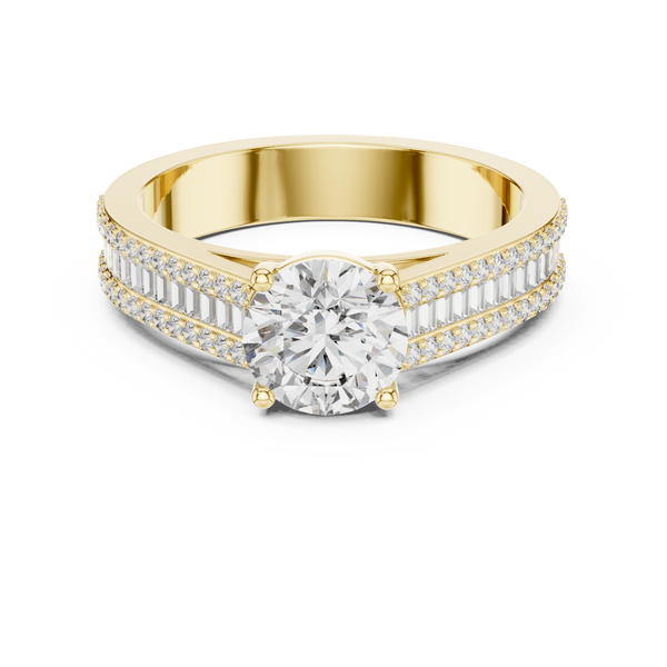 Twilight Ray Lab Grown Diamond Channel Ring