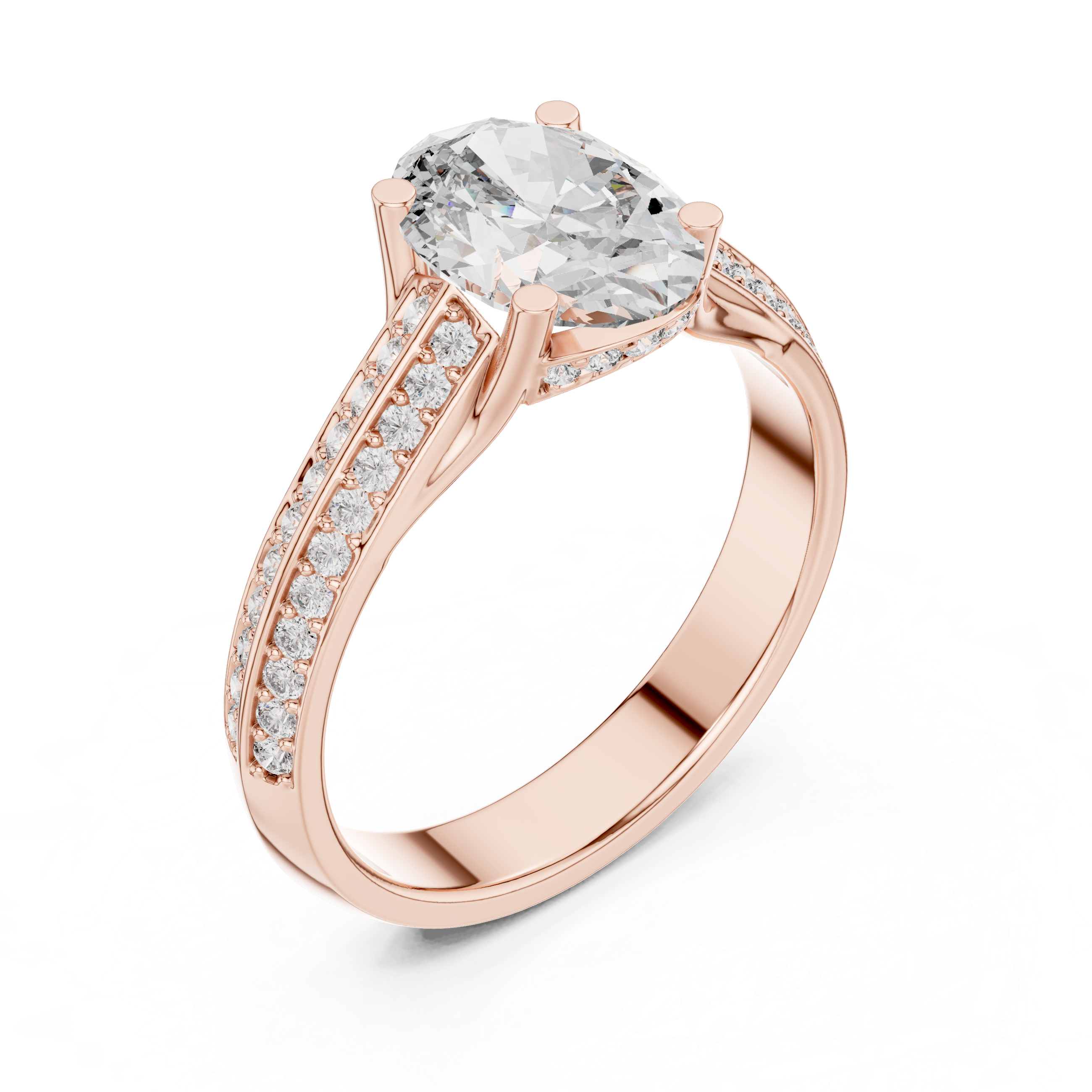 Ocean Tide Lab Grown Diamond Wave Ring