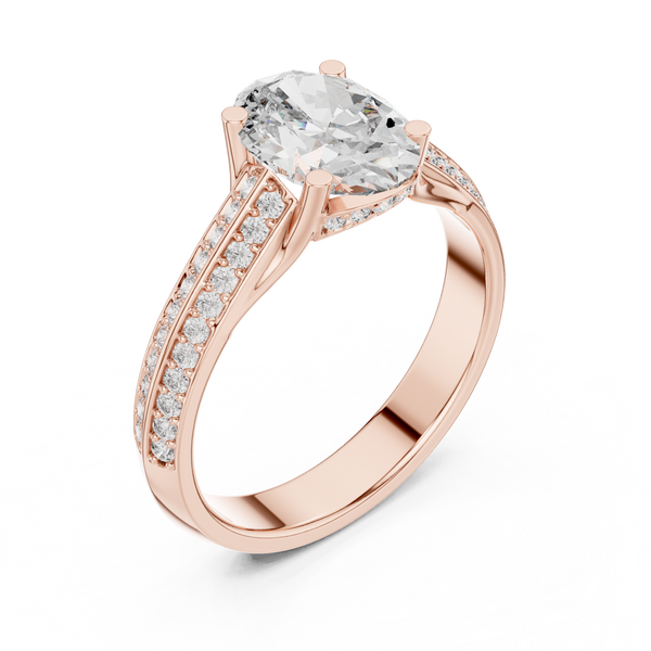 Ocean Tide Lab Grown Diamond Wave Ring