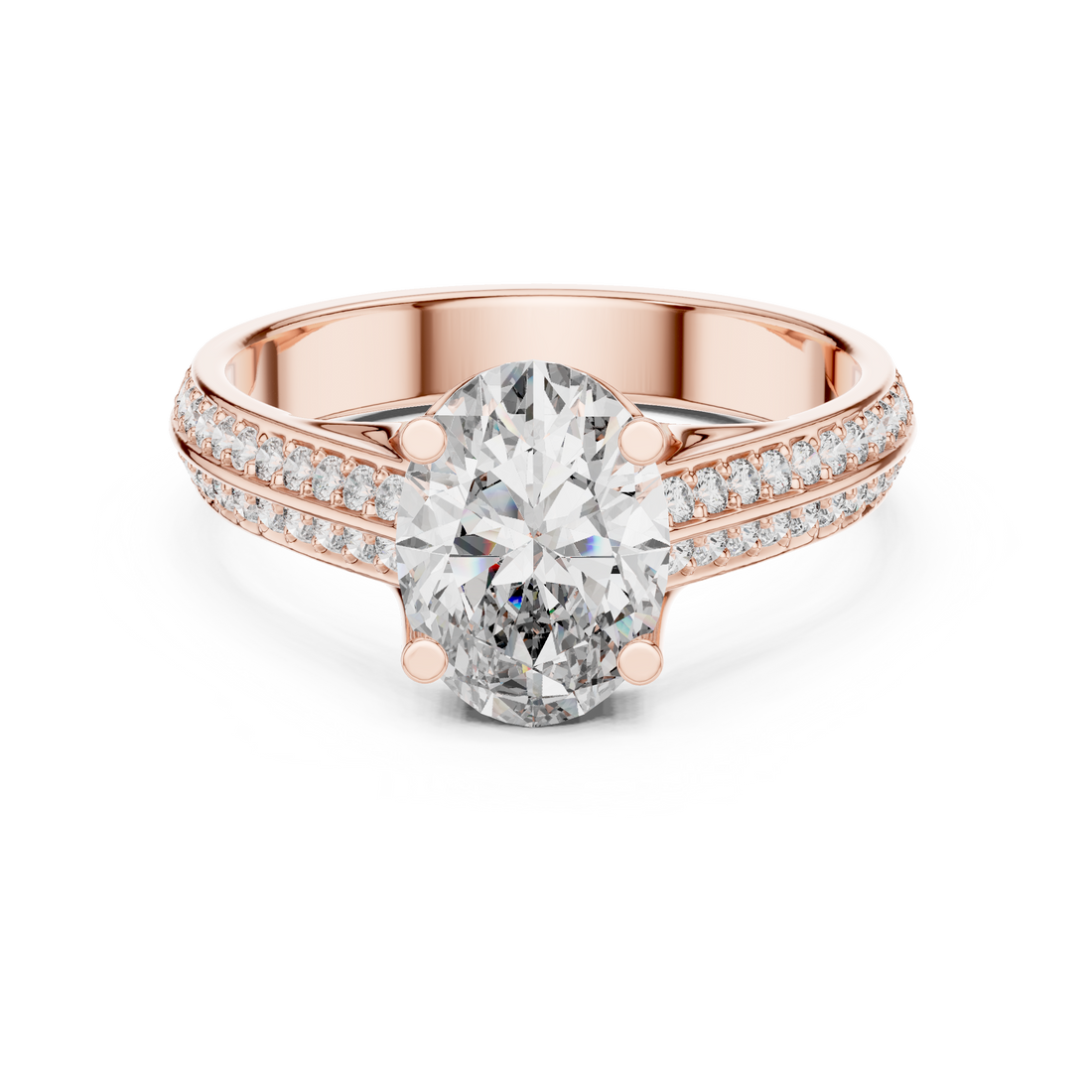 Ocean Tide Lab Grown Diamond Wave Ring