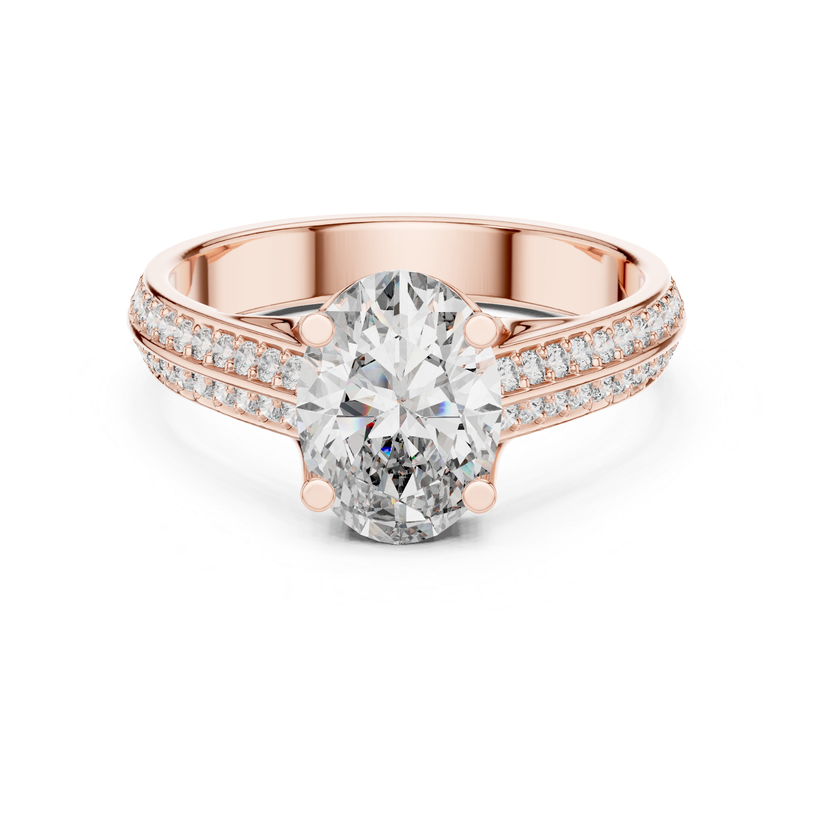 Ocean Tide Lab Grown Diamond Wave Ring