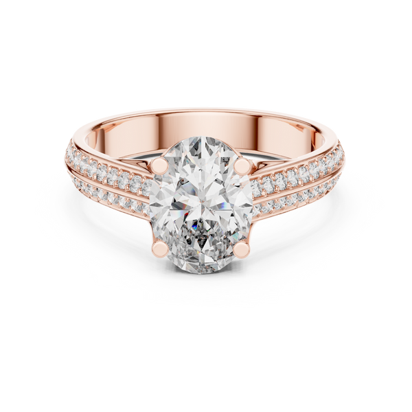 Ocean Tide Lab Grown Diamond Wave Ring