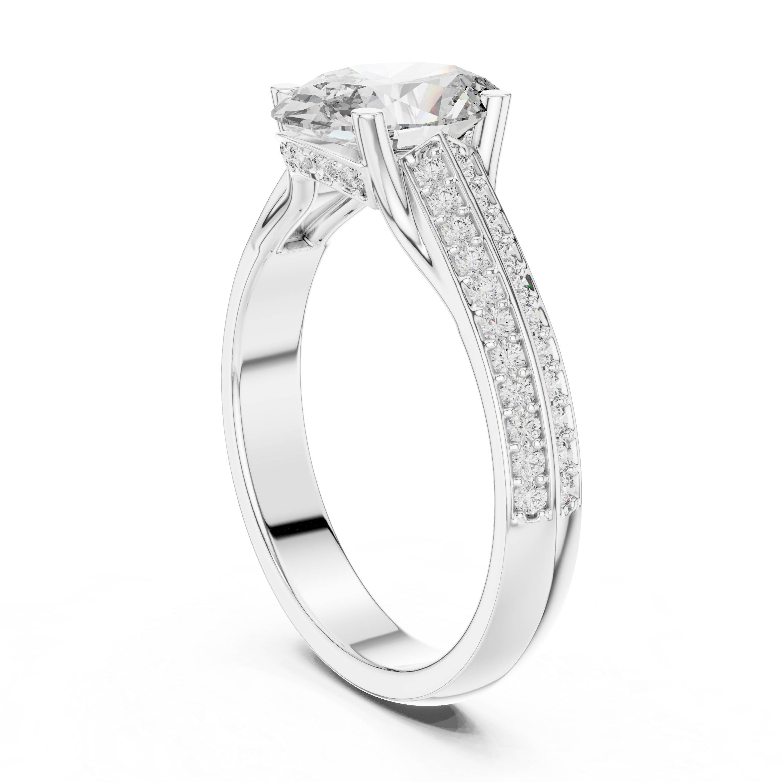 Ocean Tide Lab Grown Diamond Wave Ring